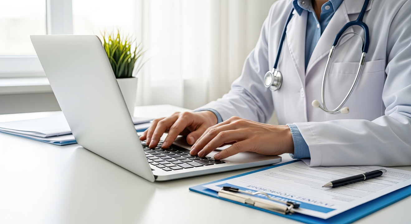 Clinicians Doctor Typing